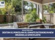 dekton vs porcelain vs granite outdoors