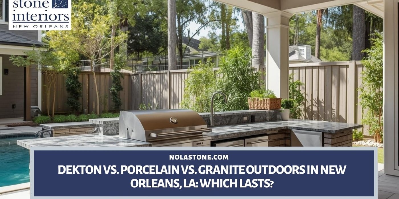 dekton vs porcelain vs granite outdoors