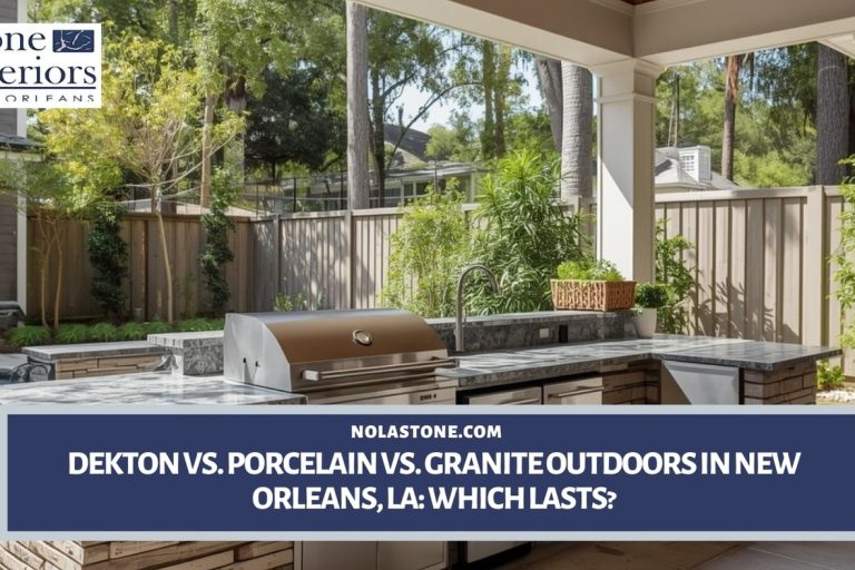 dekton vs porcelain vs granite outdoors