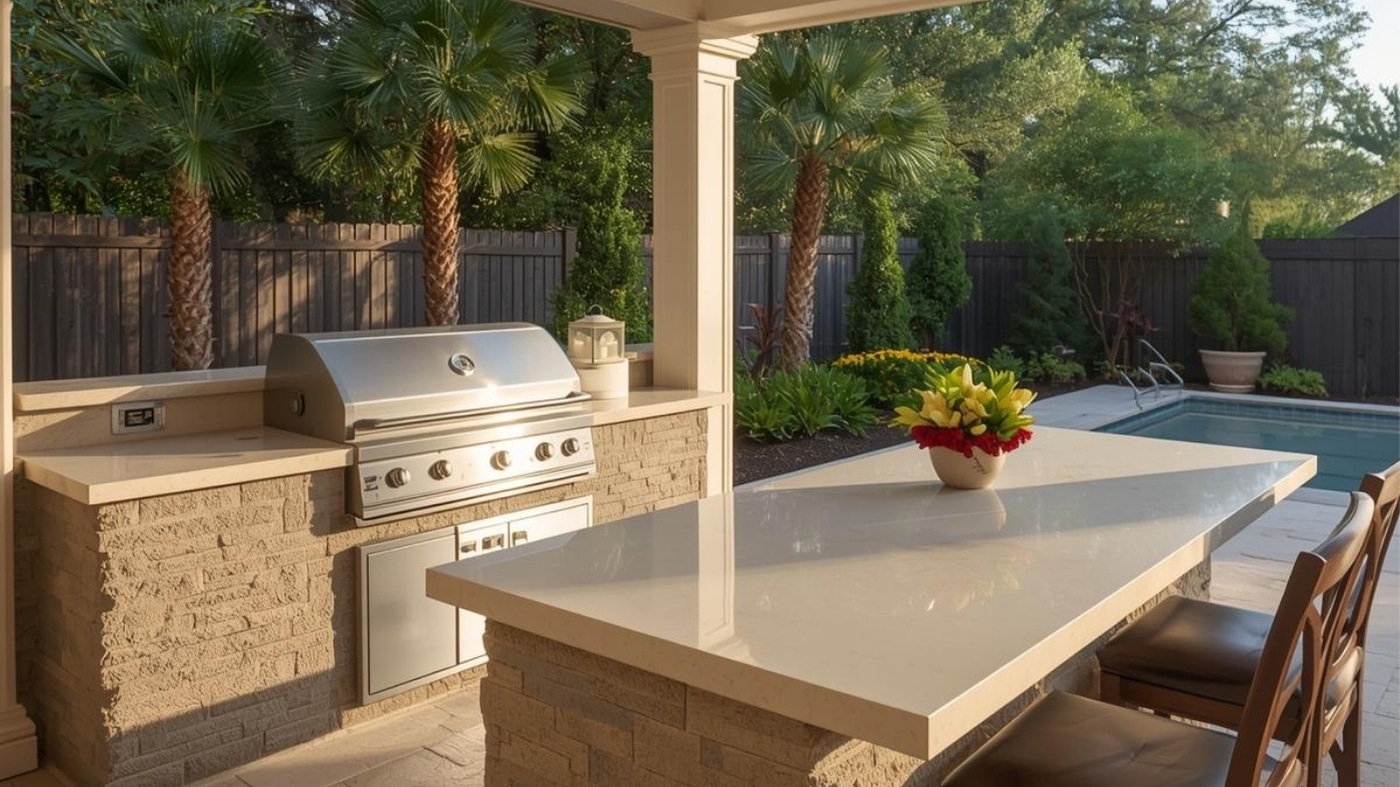 dekton vs porcelain vs granite outdoors