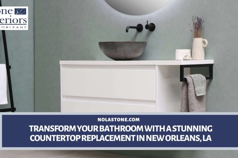 bathroom countertop replacement in New Orleans