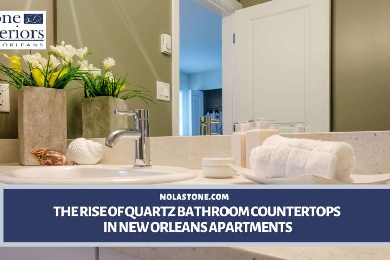 quartz bathroom countertops in New Orleans