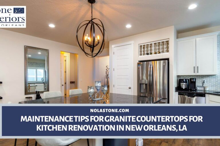 Granite countertops for kitchen renovation in New Orleans
