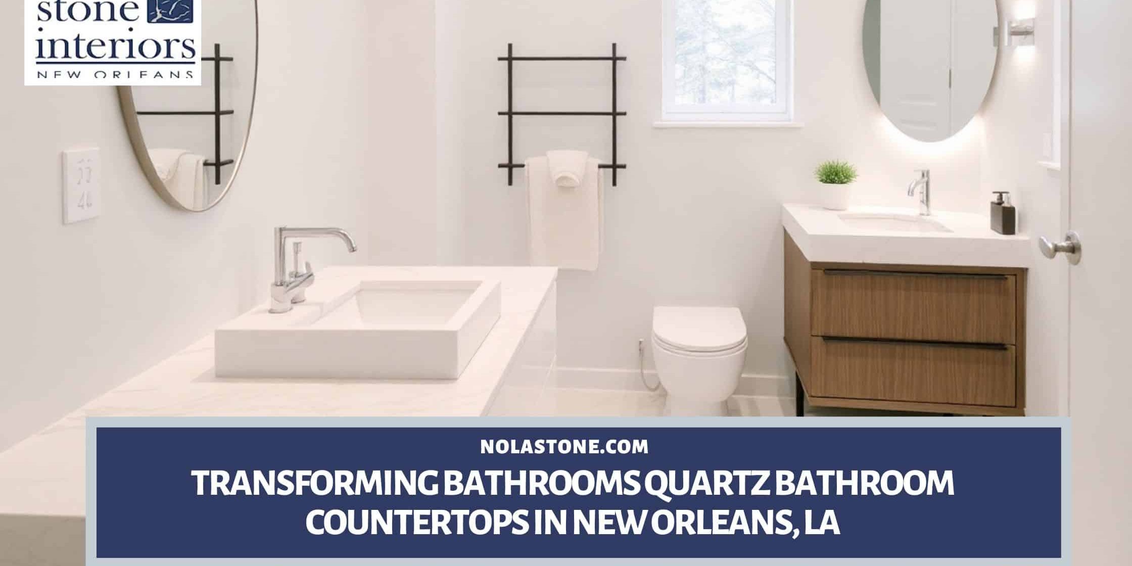 Quartz bathroom countertops