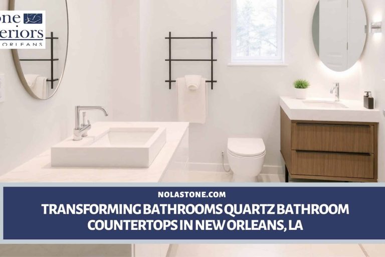 Quartz bathroom countertops
