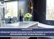 Bathroom countertop replacement cost in New Orleans