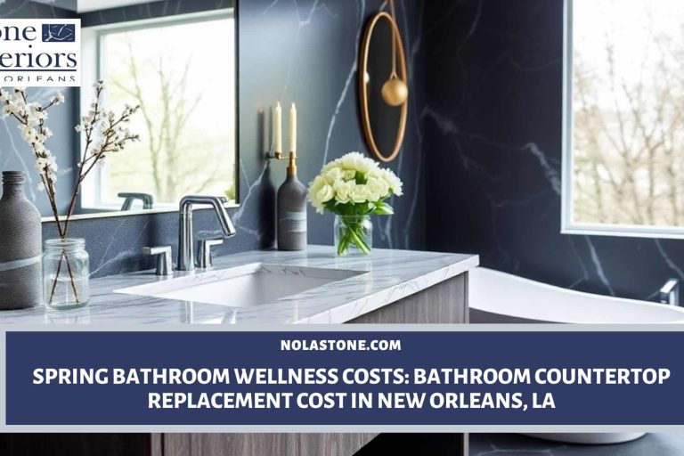 Bathroom countertop replacement cost in New Orleans