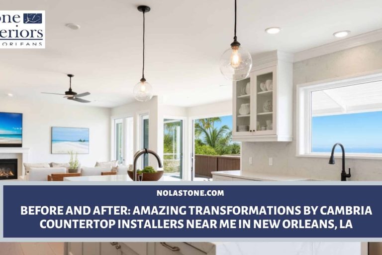Cambria countertop installers near me in New Orleans