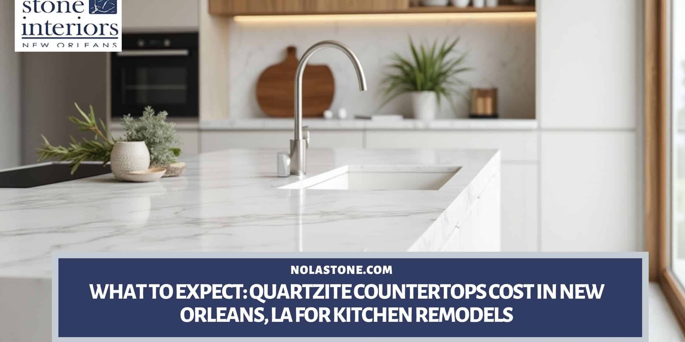 Quartzite countertops cost in New Orleans