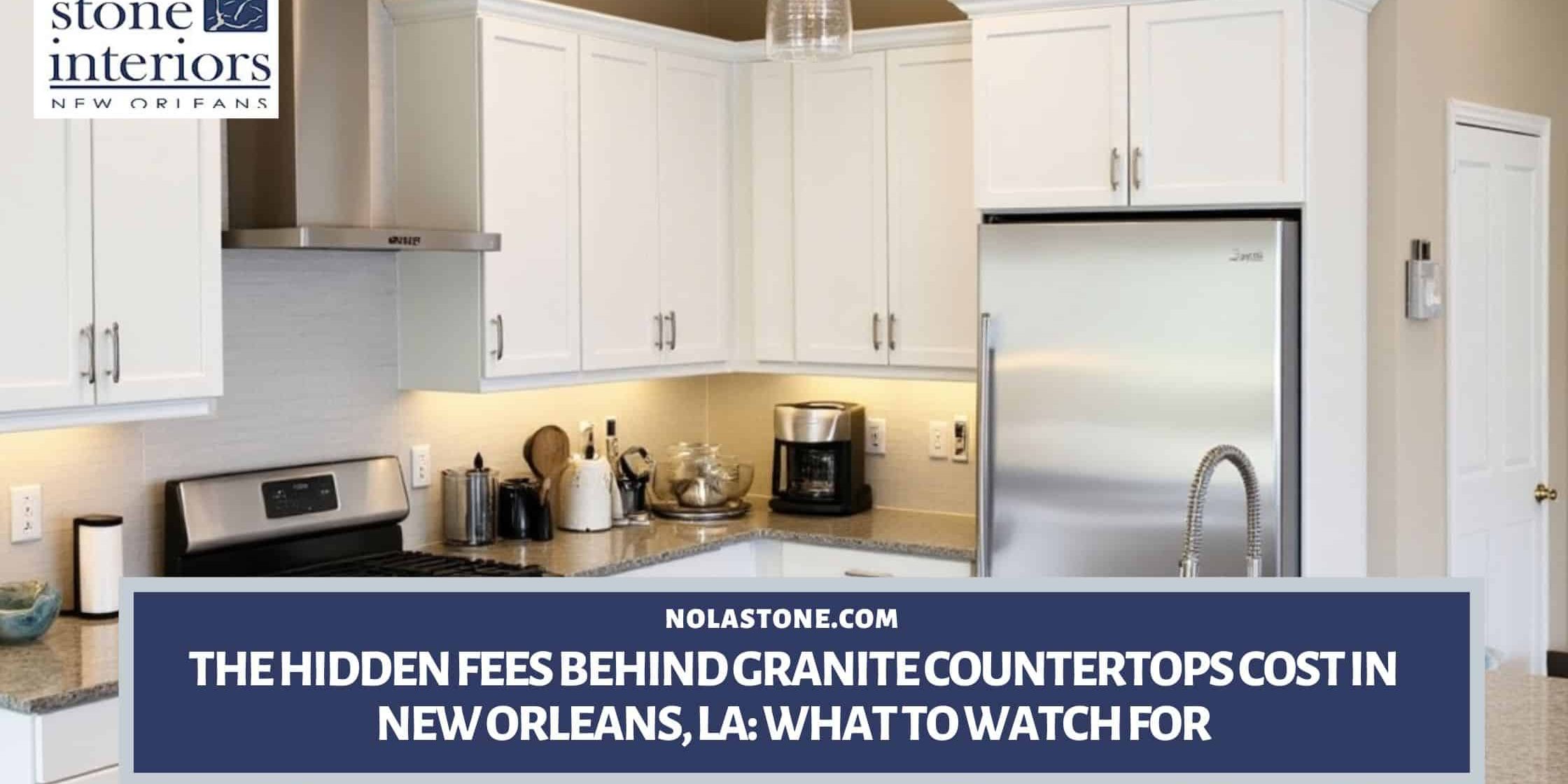 Granite countertops cost in New Orleans