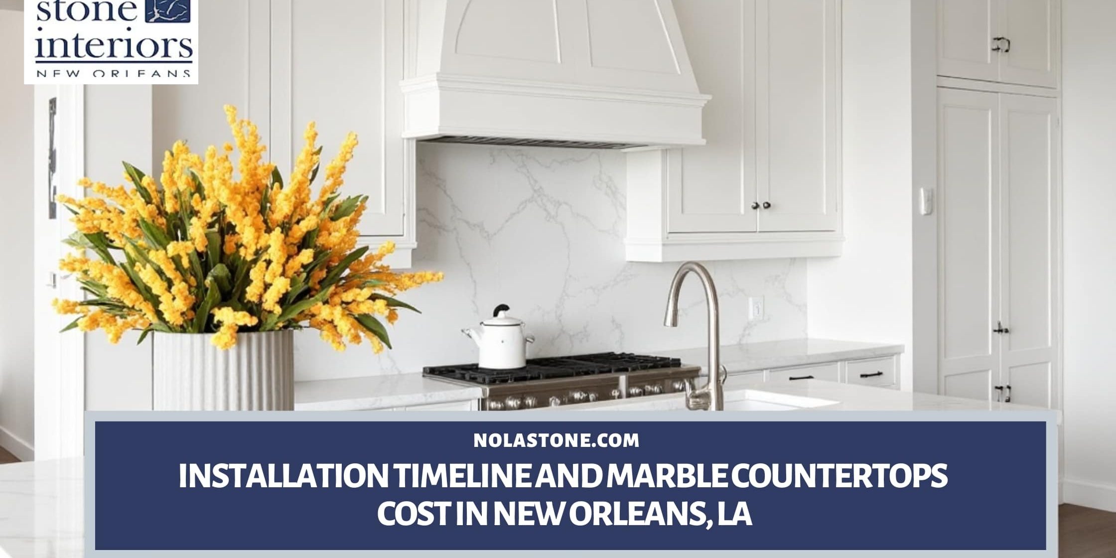 Installation Timeline and Marble Countertops Cost in New Orleans, LA Marble countertops cost in New Orleans