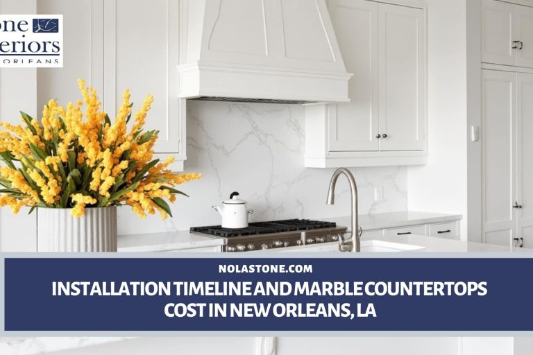 Marble countertops cost in New Orleans