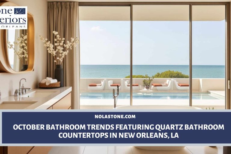 Quartz bathroom countertops in New Orleans
