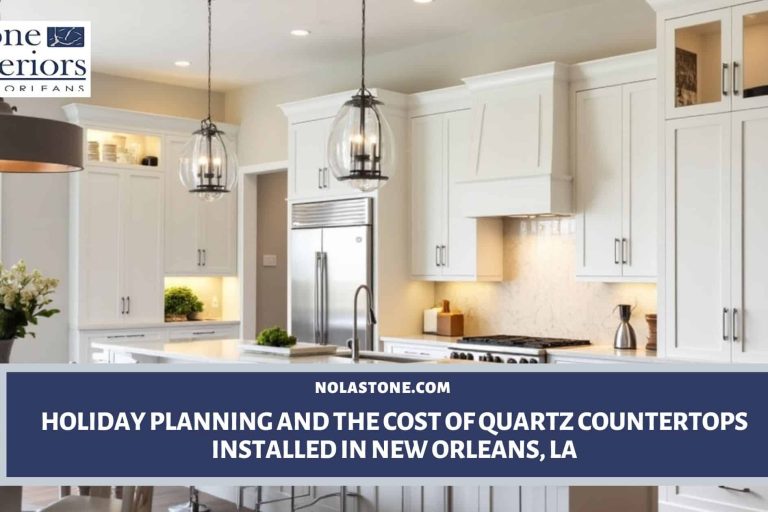 Cost of quartz countertops installed in New Orleans
